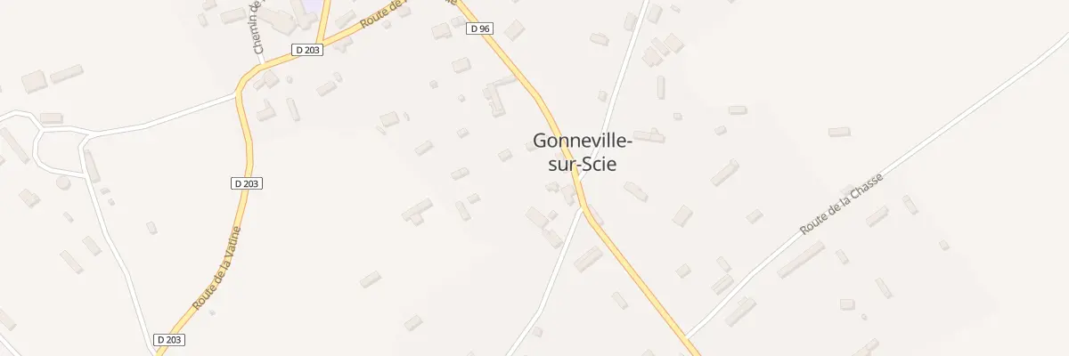 Plan du 284 Rte de Heugleville à Gonneville-sur-Scie