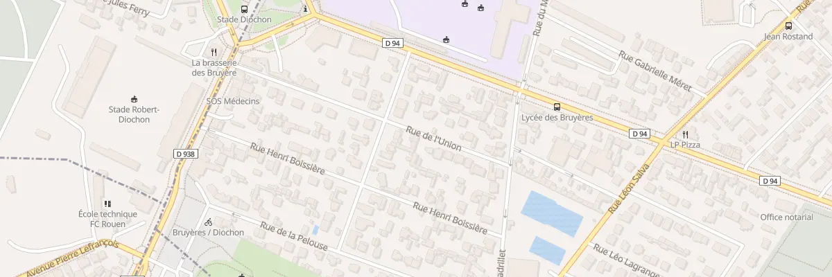 Plan du 28 Rue de l’Union à Sotteville-lès-Rouen