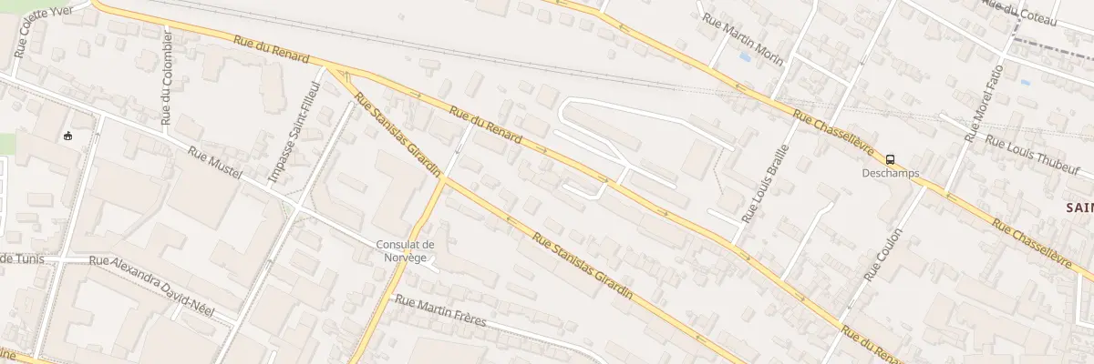 Plan du 165 Rue du Renard à Rouen