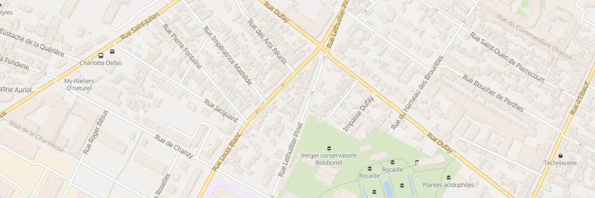 Plan du 50 Rue Lethuillier Pinel à Rouen