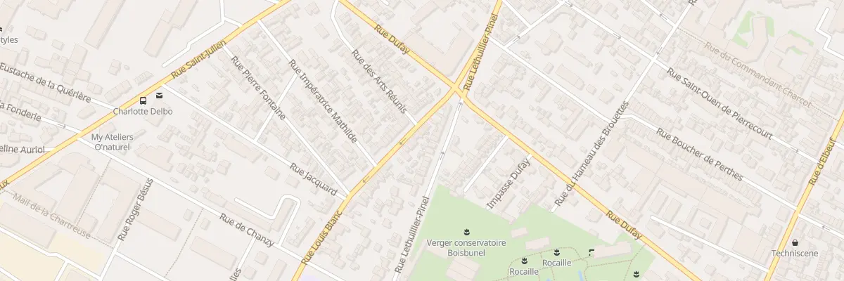 Plan du 205 Rue Louis Blanc à Rouen