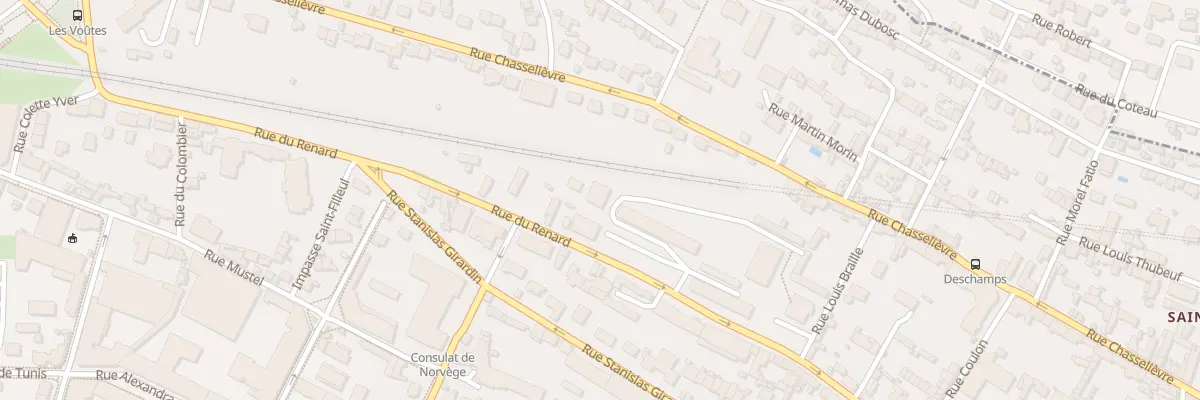 Plan du 136B Rue du Renard à Rouen