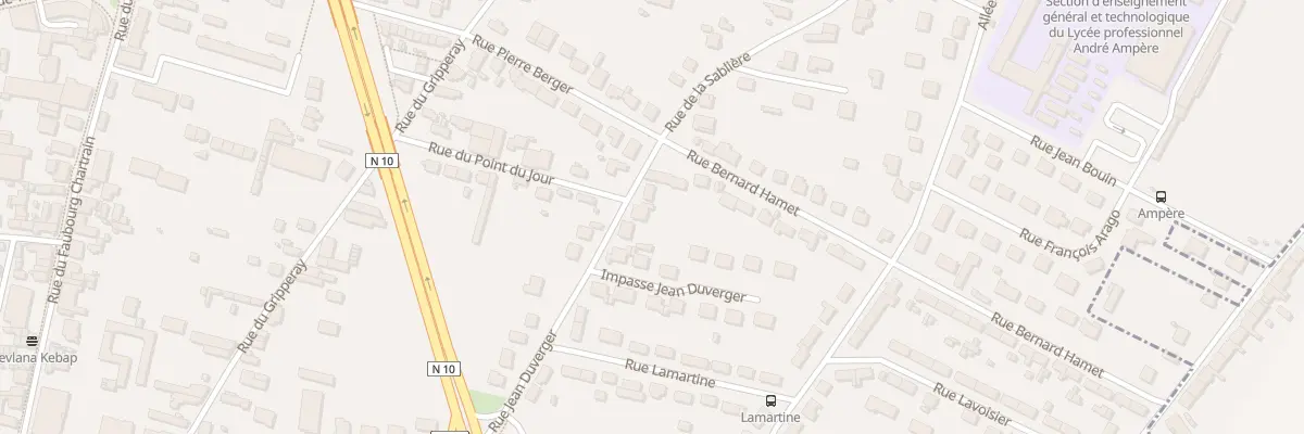 Plan du 6 Rue Jean Duverger à Vendôme