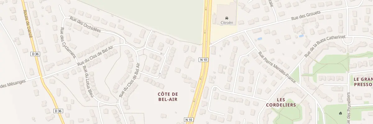 Plan du 96 Rte de Paris à Saint-Ouen