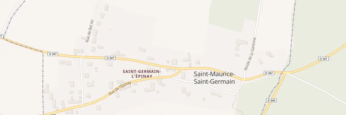 Plan du 6 Rue de St Germain à Saint-Maurice-Saint-Germain
