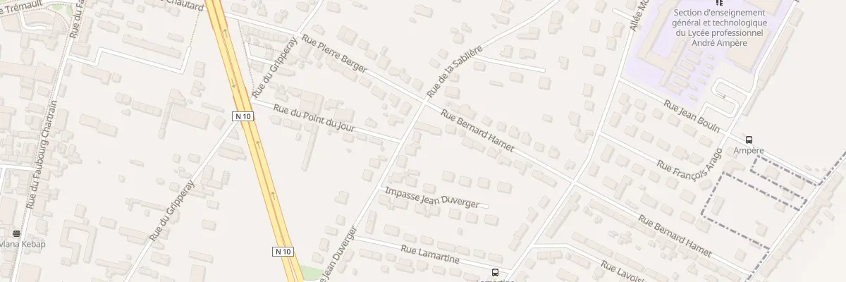 Plan du 4 Rue Jean Duverger à Vendôme