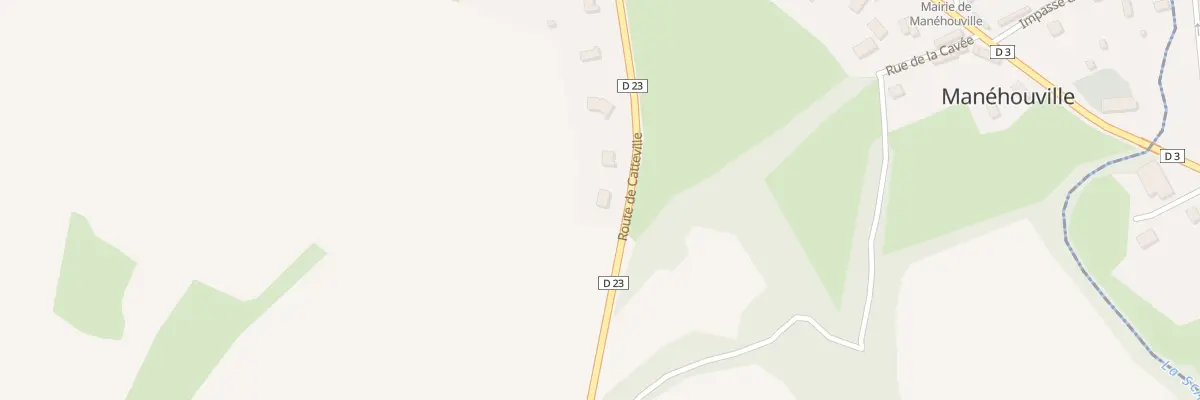 Plan du 24 Rte de Catteville à Manéhouville