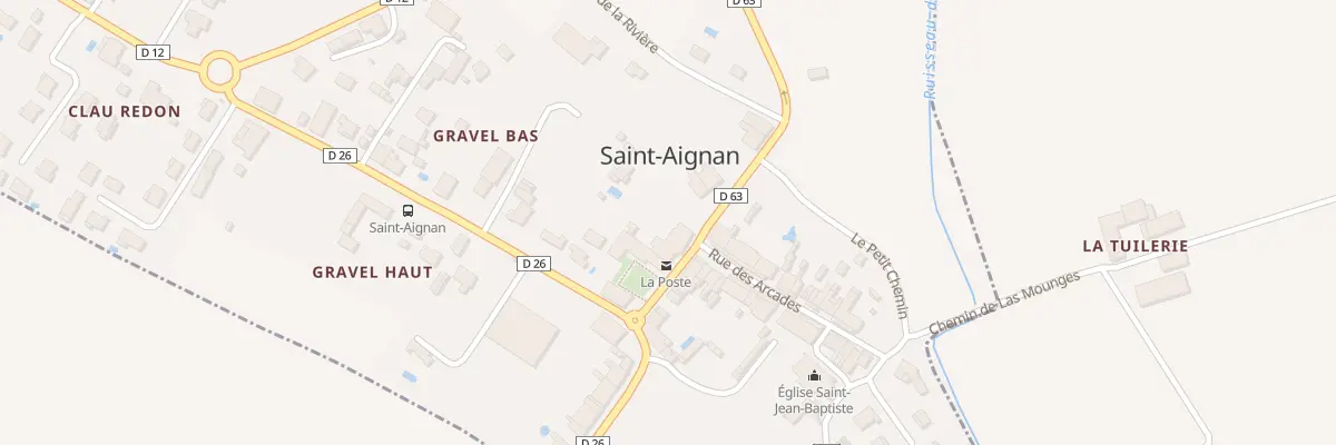 Plan du 11 Rte de la Palissade à Saint-Aignan