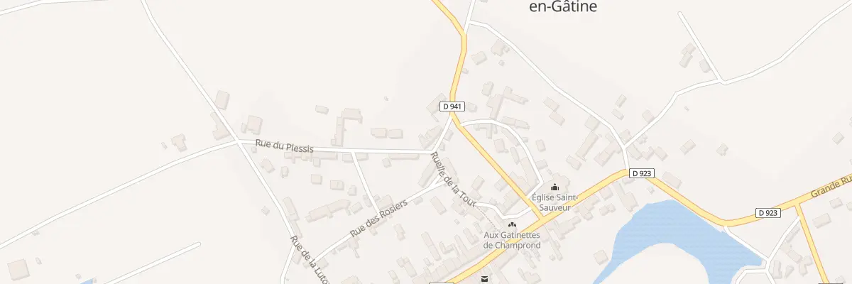 Plan du 4 Rue du Plessis à Champrond-en-Gâtine