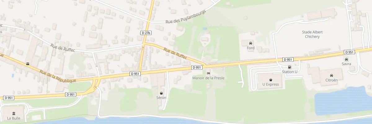 Plan du 125 Rue de la République au Blanc