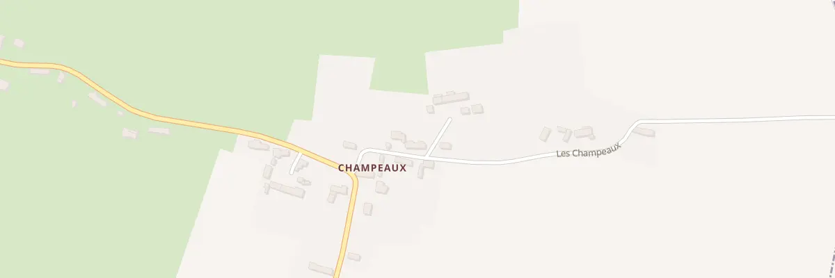 Plan du 12 Les Champeaux à Combres