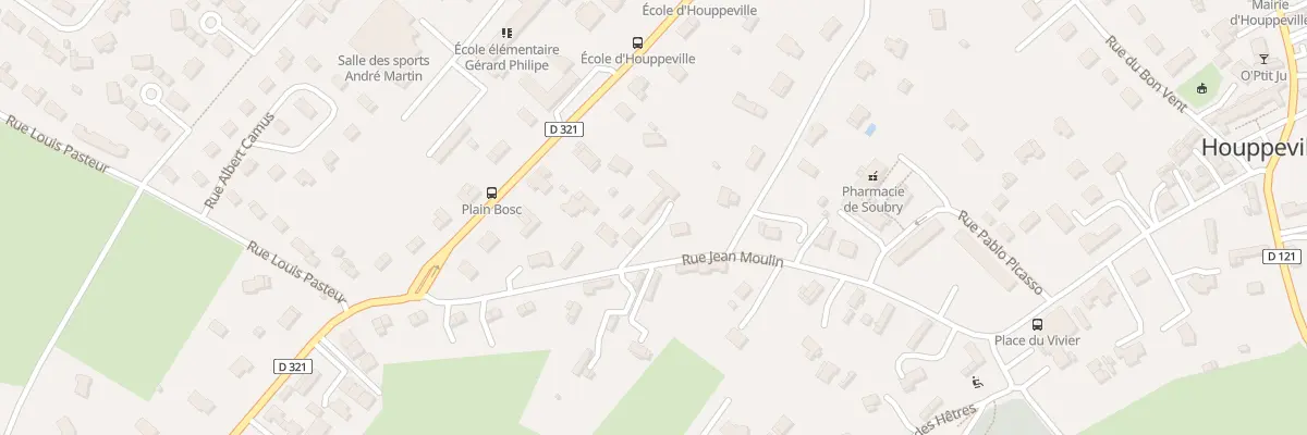 Plan du 278B Rue Jean Moulin à Houppeville