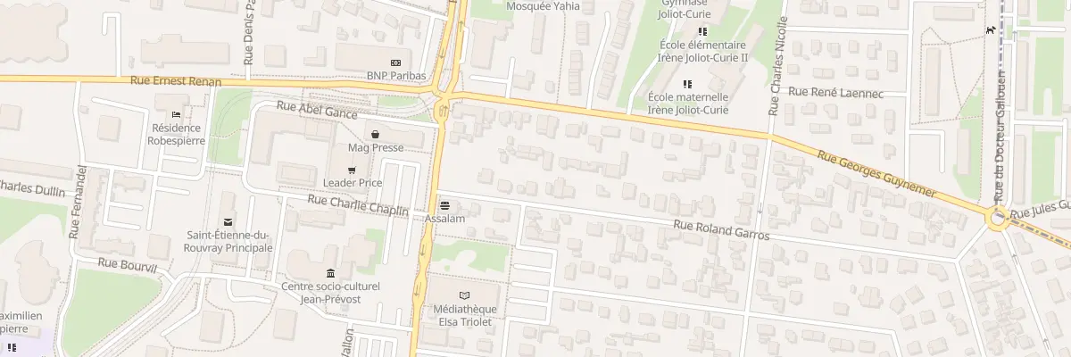 Plan du 9 Rue Roland Garros à Saint-Étienne-du-Rouvray