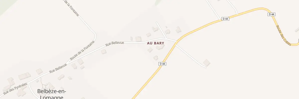 Plan du 12  à Belbèze-en-Lomagne