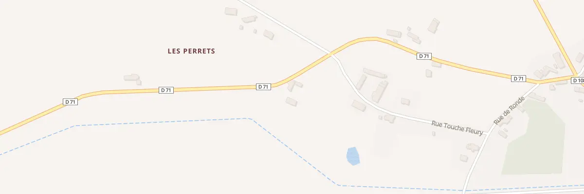 Plan du 58 Touchefleury à Gombergean