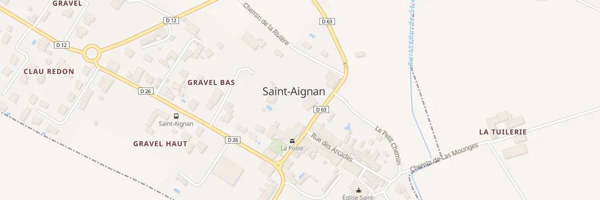 Plan du 7 Rte de la Palissade à Saint-Aignan