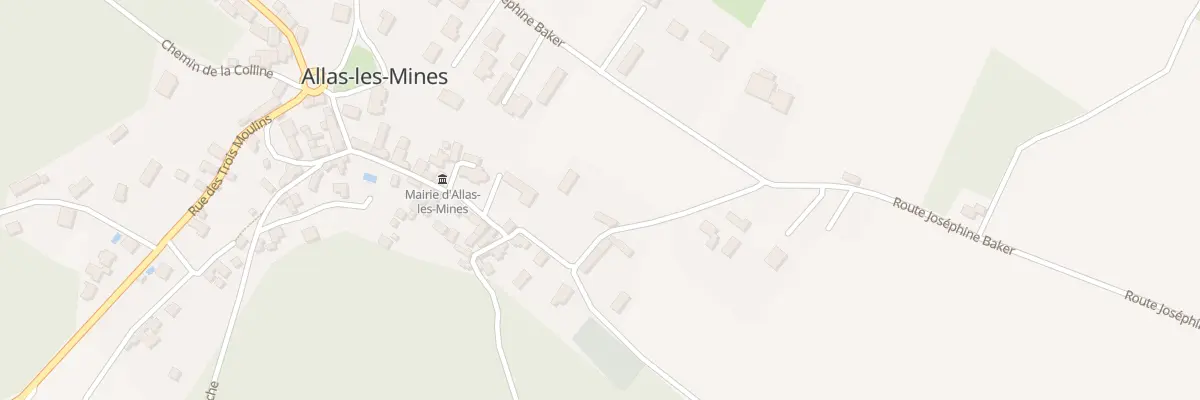 Plan du 10 Les Gourgues à Allas-les-Mines