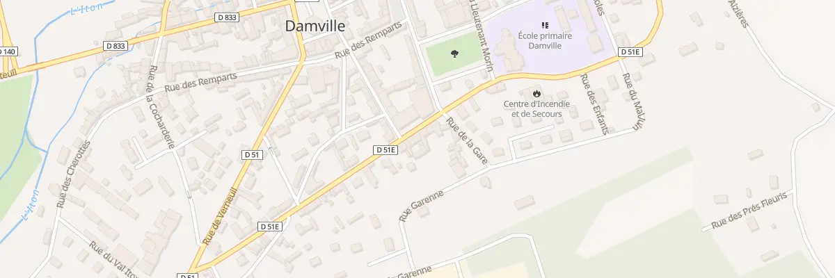 Plan du 38 Rue du Bel Air à Mesnils-sur-Iton