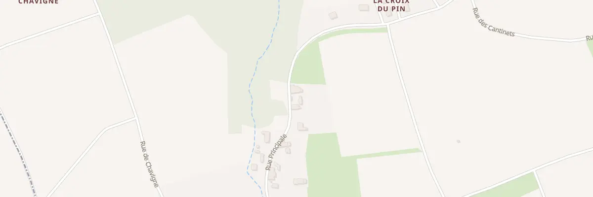 Plan du 20 Rue Principale à Mosnes