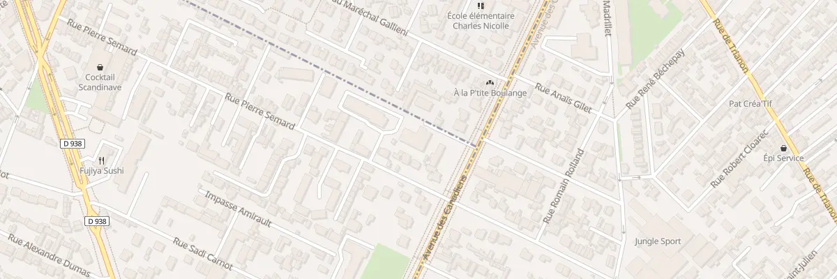 Plan du 2 Av des Canadiens au Petit-Quevilly