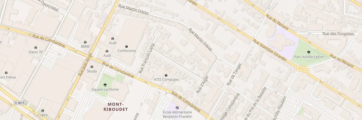 Plan du 4B Rue Francois Lamy à Rouen