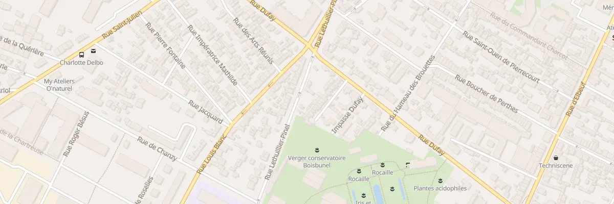 Plan du 23 Rue Lethuillier Pinel à Rouen