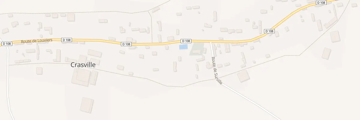 Plan du 25 Rte de Louviers à Crasville
