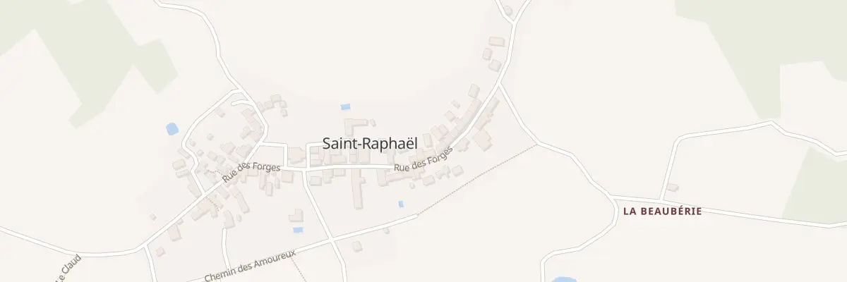 Plan du 23 Rue des Forges à Saint-Raphaël