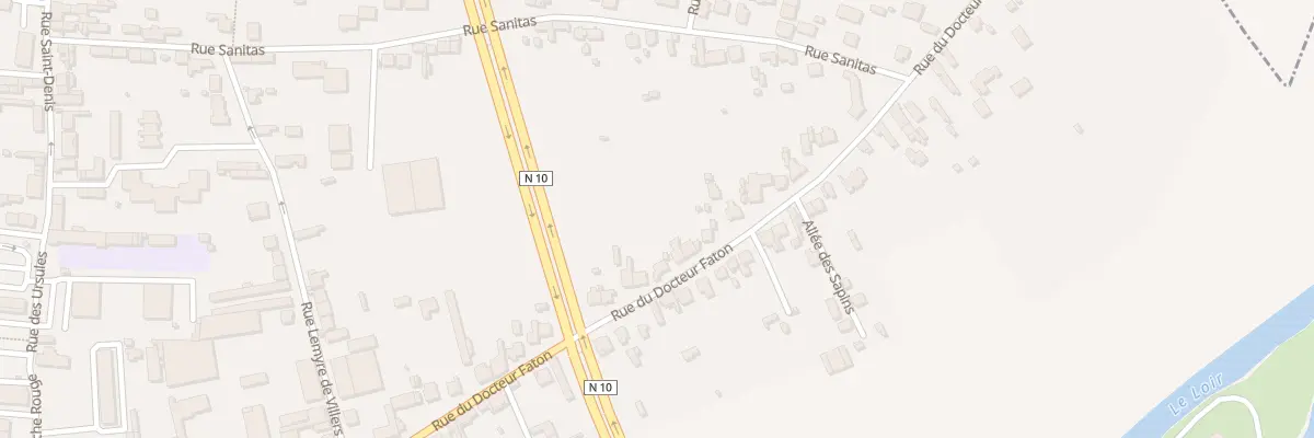 Plan du 82 Rue du Docteur Faton à Vendôme