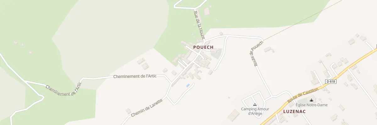 Plan du 282 Village de Pouech à Moulis