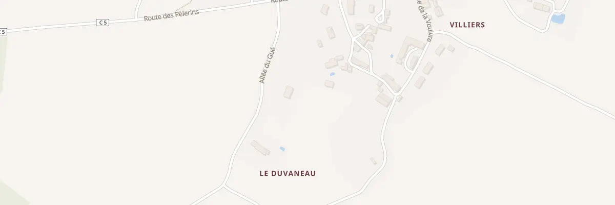 Plan du 5 All du Gue à Mauvières