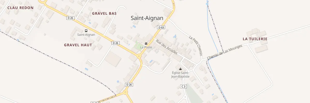 Plan du 8 Rue des Arcades à Saint-Aignan