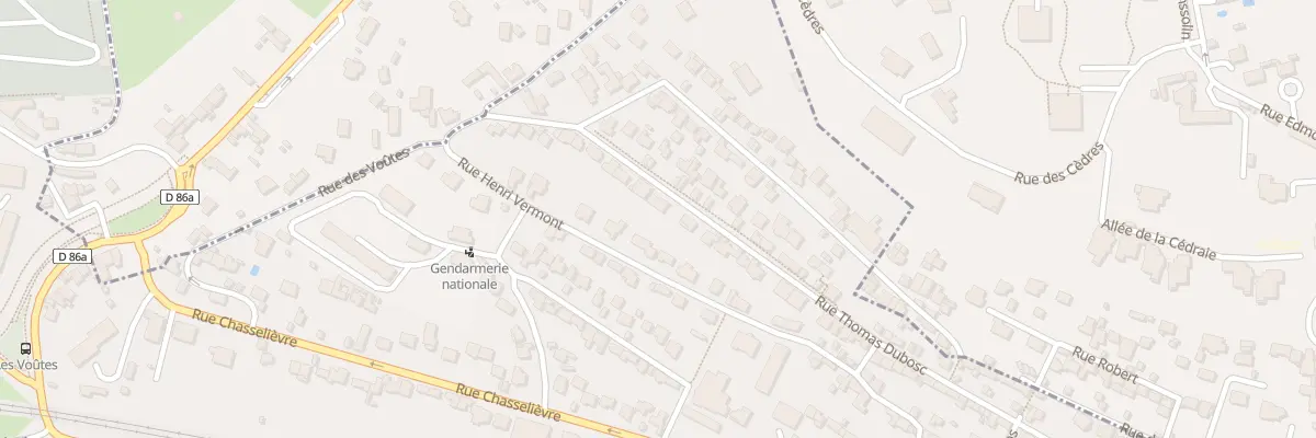 Plan du 105 Rue Thomas Dubosc à Rouen