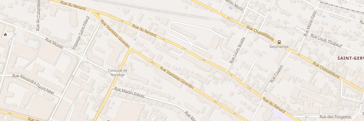 Plan du 159 Rue du Renard à Rouen