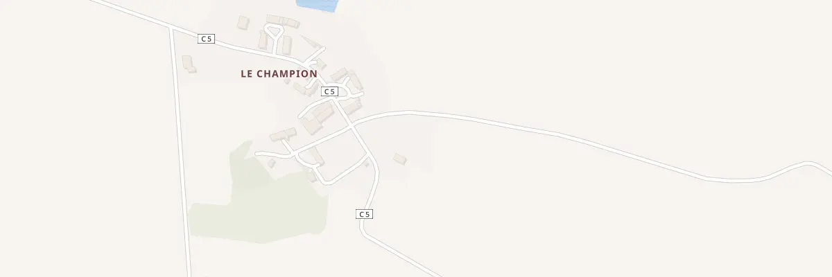 Plan du 7 Le Champion à Azay-le-Ferron