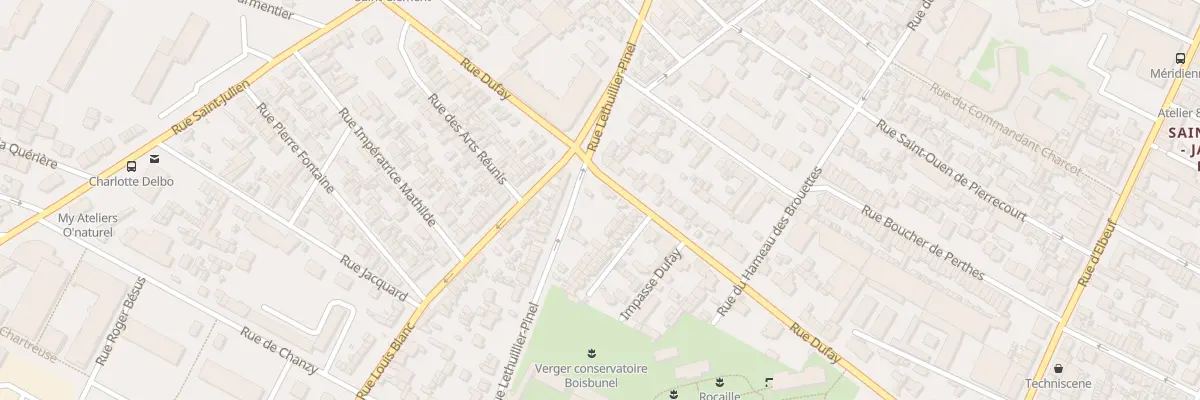 Plan du 21 Rue Dufay à Rouen