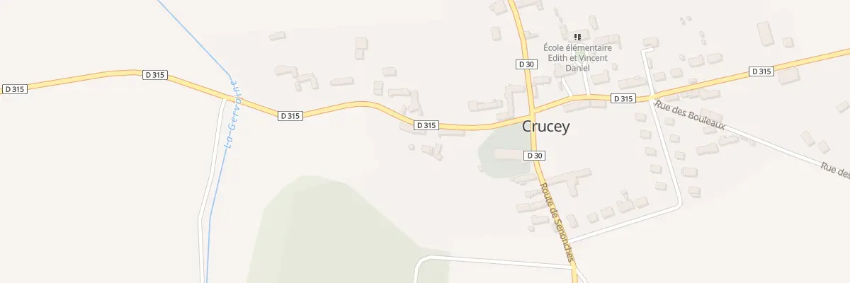 Plan du 3 Rue du Lavoir à Crucey-Villages