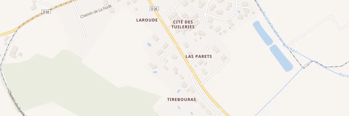 Plan du 254 Rte de Tirebouras à Saint-Aignan