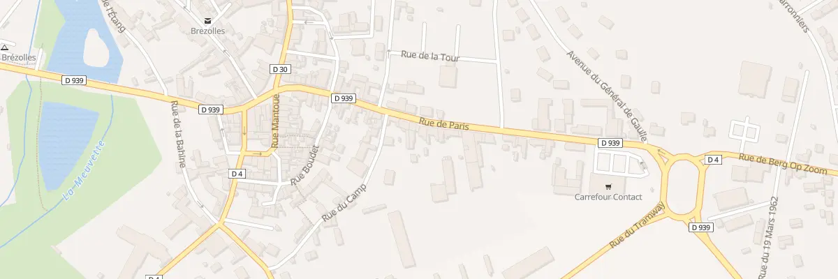 Plan du 32 Rue de Paris à Brezolles