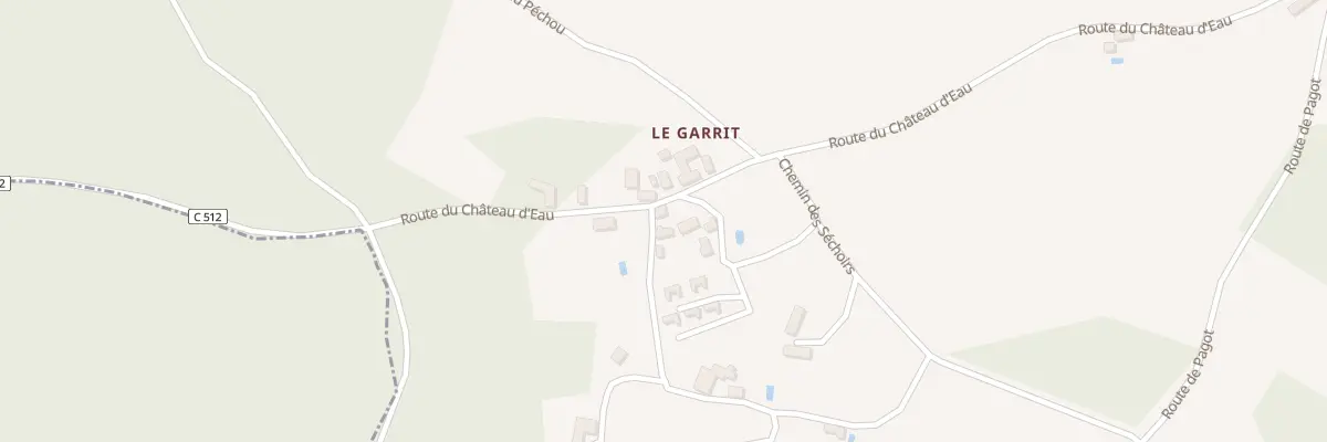 Plan du 14 Le Garrit Sud à Loubejac