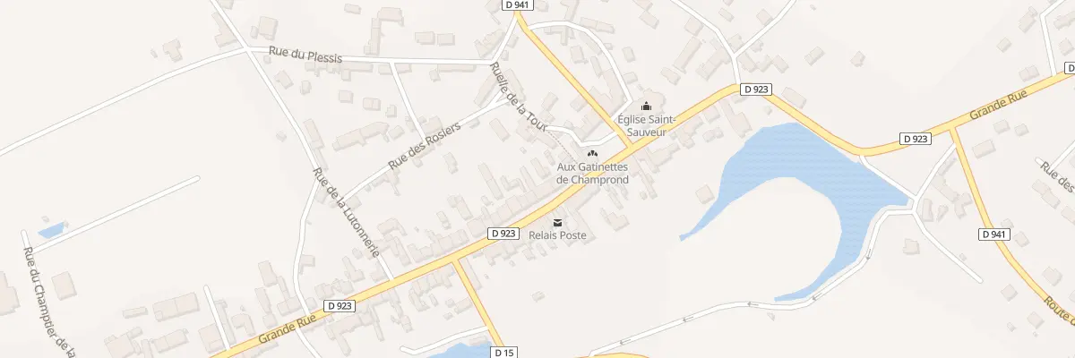 Plan du 33 Gr Grande Rue à Champrond-en-Gâtine