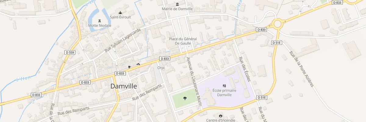 Plan du 34 Rue de Verdun à Mesnils-sur-Iton