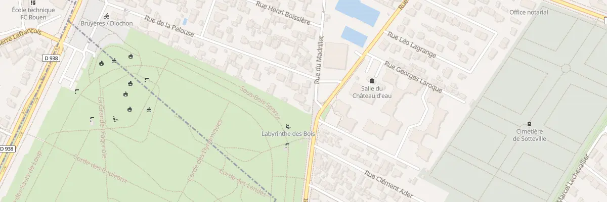 Plan du 108 Rue du Madrillet à Sotteville-lès-Rouen