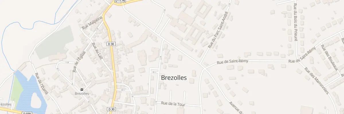 Plan du 12 Av du Général de Gaulle à Brezolles