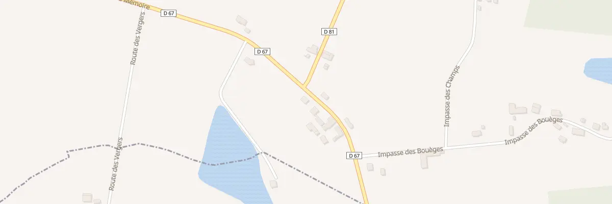 Plan du 4968 Rte de la Mémoire à Sarrazac