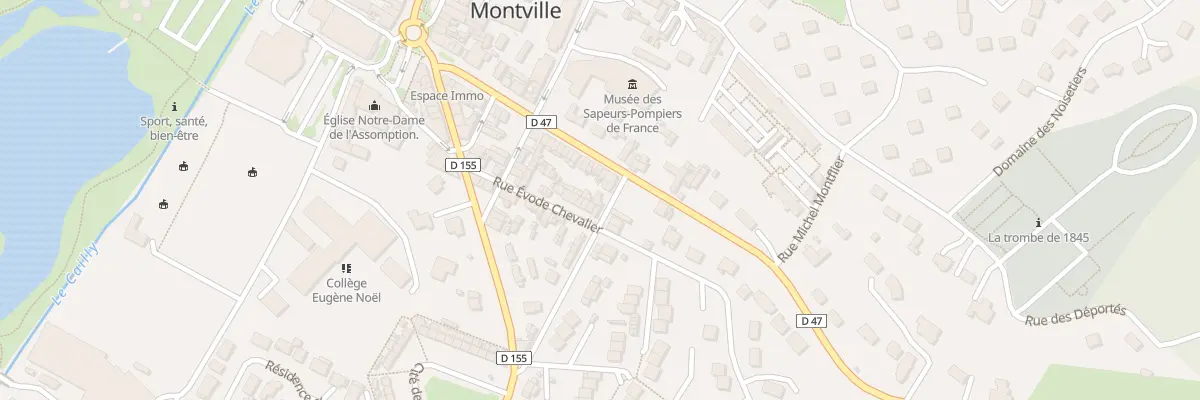 Plan du 2 Rue Docteur Lesauvage à Montville