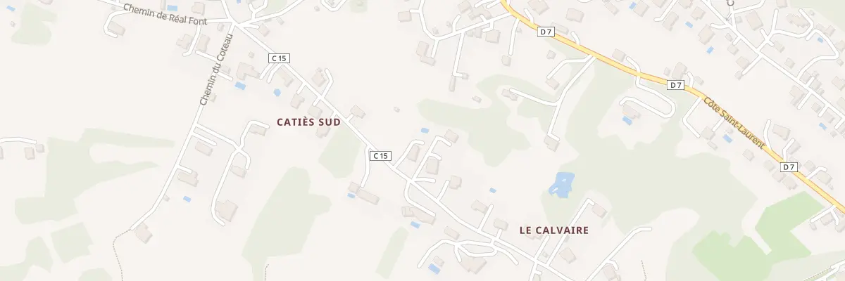 Plan du 635 Che du Calvaire à Moissac