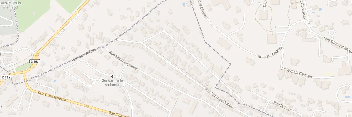 Plan du 100 Rue Thomas Dubosc à Rouen