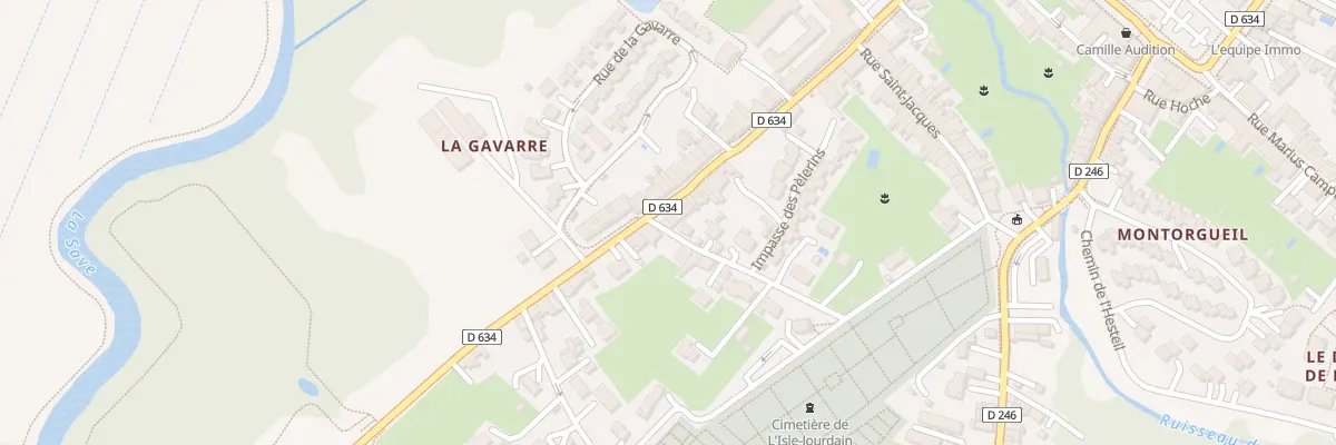 Plan du 50 Av Charles Bacqué à L’Isle-Jourdain