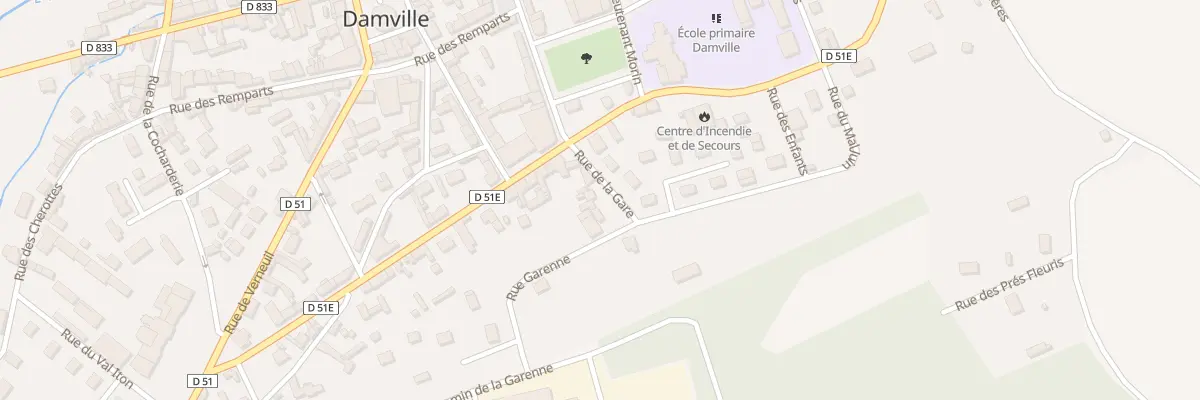 Plan du 22 Rue de la Gare à Mesnils-sur-Iton